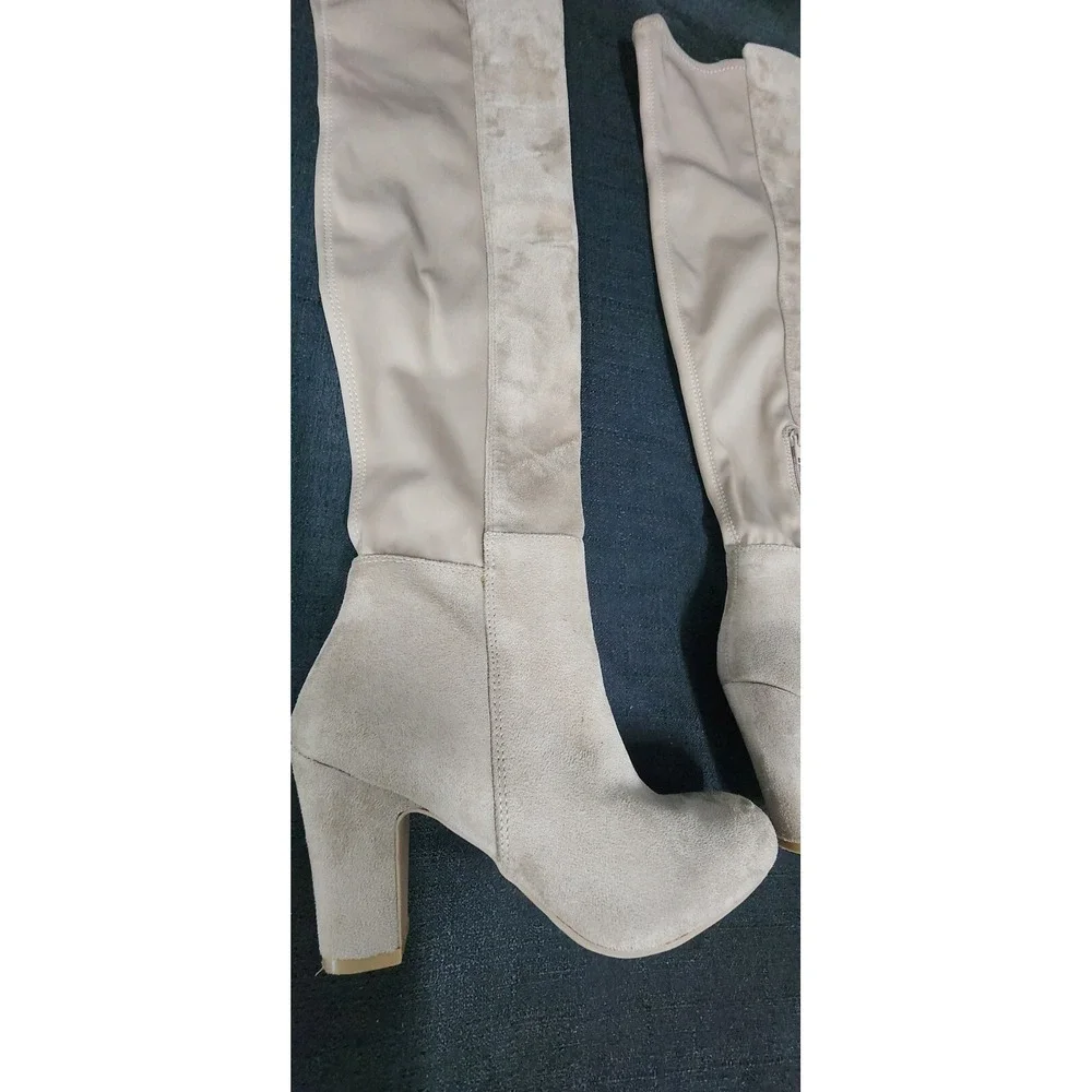 Chinese Laundry Women's‎ Canyons Camel Tan Over The Knee Boots, Size 6 EUC